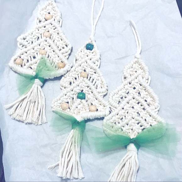NEW: Soul Embellishment’s Special Edition Holiday 4pc Gift Set Handwoven Macrame - Picture 2 of 15